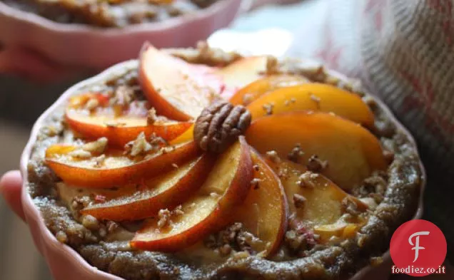 Un mercato degli agricoltori Peach Cobbler