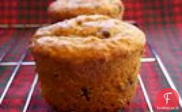 Muffin al cioccolato con fiocchi d'avena
