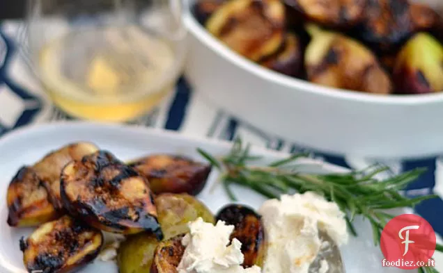 Fichi alla Griglia con Mascarpone al Miele