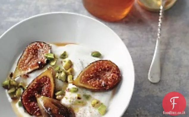 Fichi caramellati al miele con Yogurt
