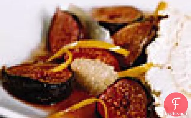 Fichi al forno in sciroppo di limone