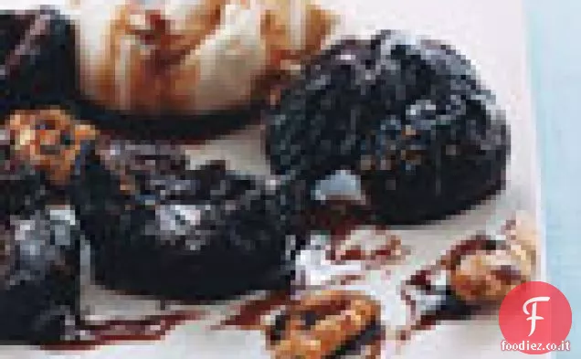 Fichi con Aceto Balsamico, Mascarpone e Noci