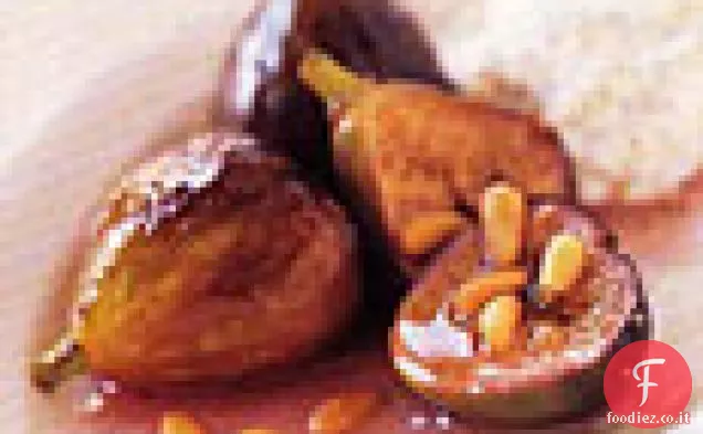 Sambuca Fichi in camicia con Ricotta e Pinoli