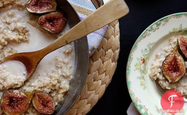 Zucchero di canna Arrosto Fico farina d'avena