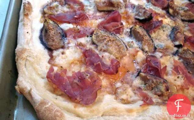 Pizza con Fichi e Prosciutto