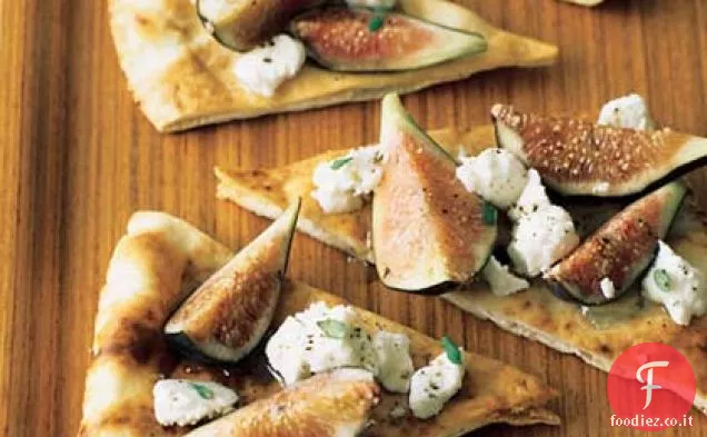 Fichi e formaggio di capra Pitas