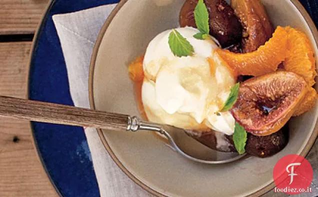 Fichi Mission neri al miele con arancia e zenzero