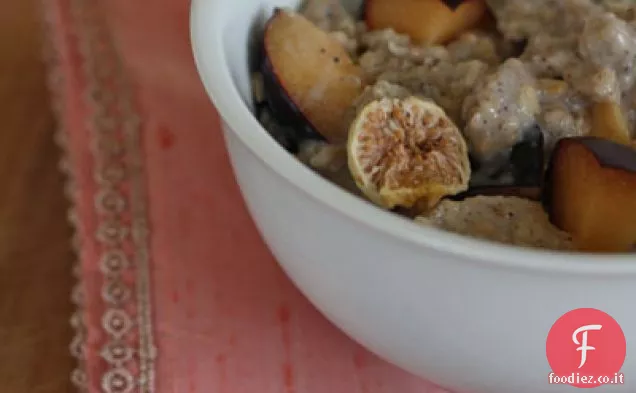 Porridge di fichi e prugne