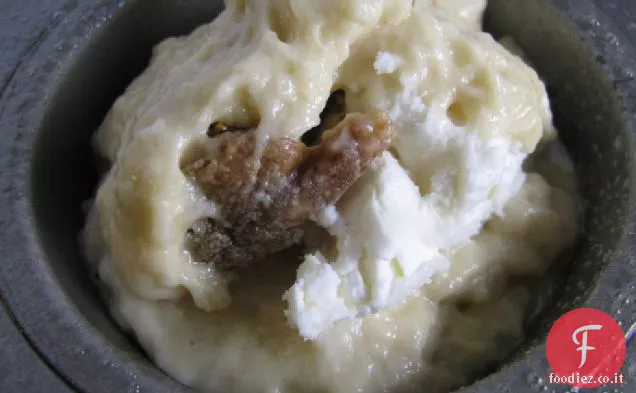 Muffin di fichi ripieni di formaggio di capra e miele