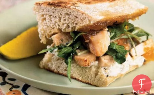 Panini di pollo con Marmellata di Fichi