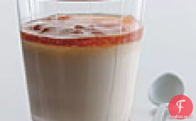 Budino alla vaniglia di fichi branditi