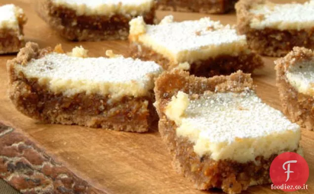 Barrette di fichi e crema di formaggio