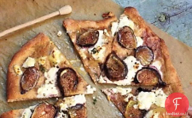 Pizza Con Fichi Freschi, Ricotta, Timo e Miele