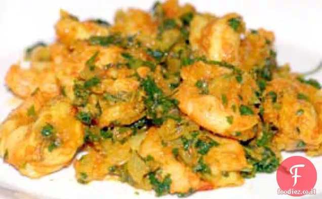 Gamberetti al curry