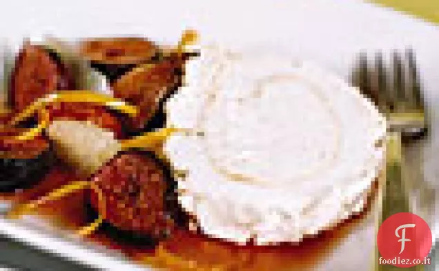Involtino di Meringa con Crema di Anice