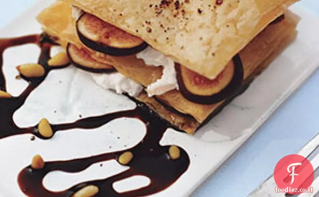 Millefoglie di Fichi Freschi e Ricotta