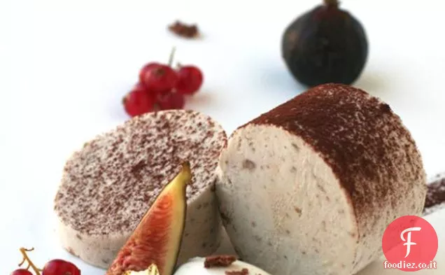 Mousse congelata di fichi arrostiti e eccitazione autunnale