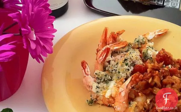 Gamberi arrosto con Feta: Ospite Blogger Aileen Morgan