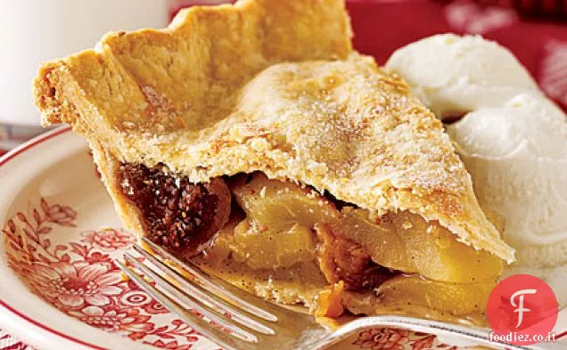 Torta di pere e fichi secchi