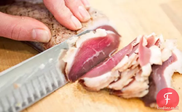 Prosciutto d'anatra fatto in casa