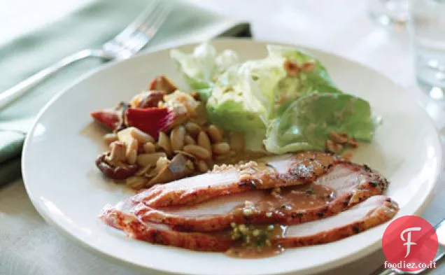 Tacchino arrosto al ginepro e alle erbe