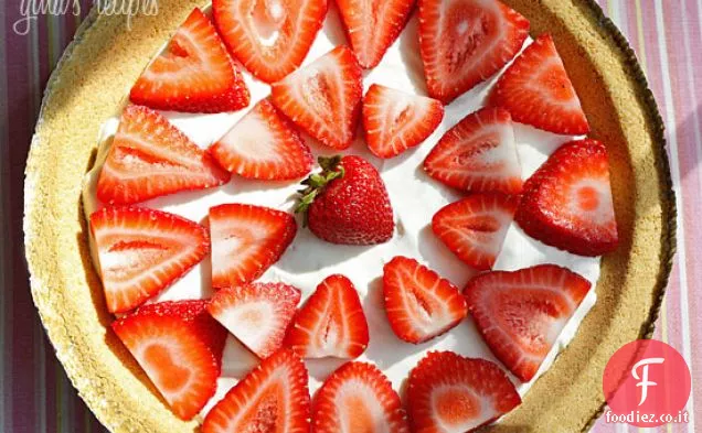 Basso contenuto di grassi fragola No-bake Cheesecake