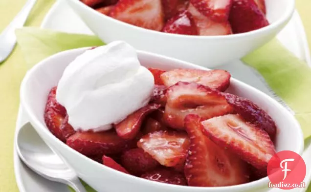 Fragole Merlot con Panna Montata