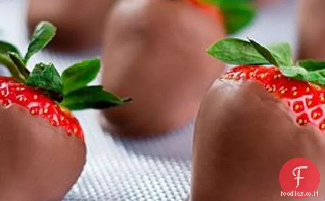 Fragole ricoperte di cioccolato