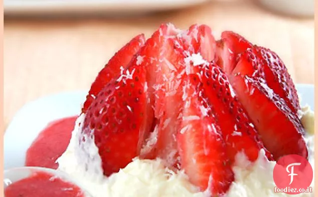 Fragola Amore Dessert e la sua crema di cocco
