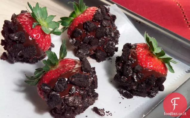 Fragole a doppia immersione