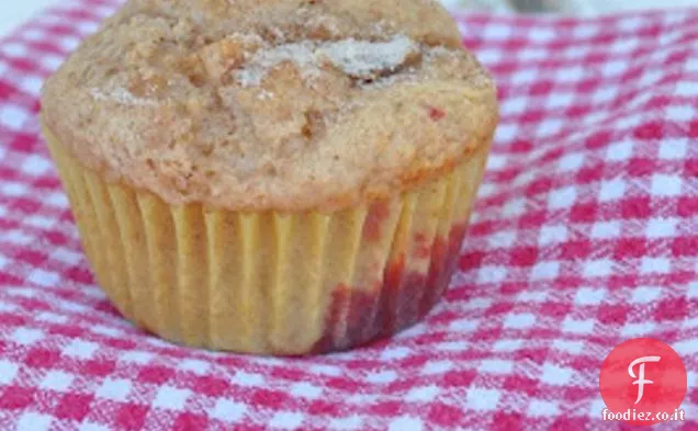 Muffin alla cannella doppia fragola