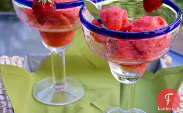 Sorbetto alla fragola Margarita