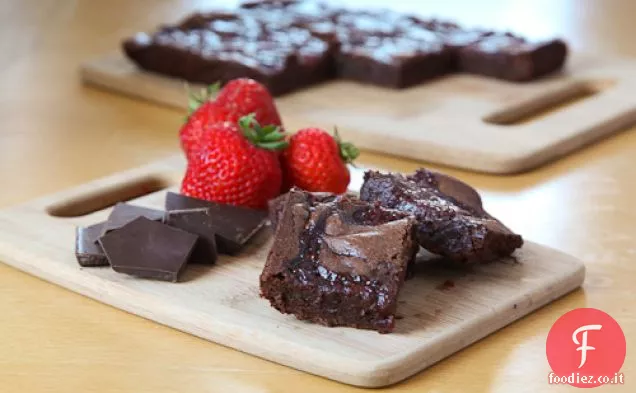 Brownies alla fragola con Aceto Balsamico