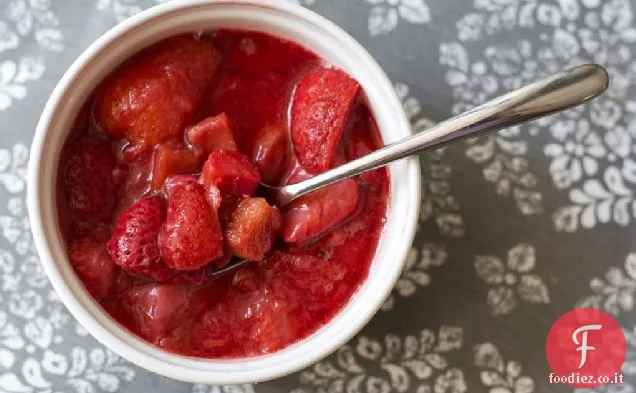 Composta di rabarbaro e fragole