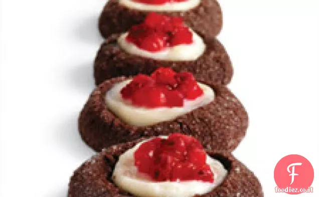 Impronte digitali cioccolato-fragola