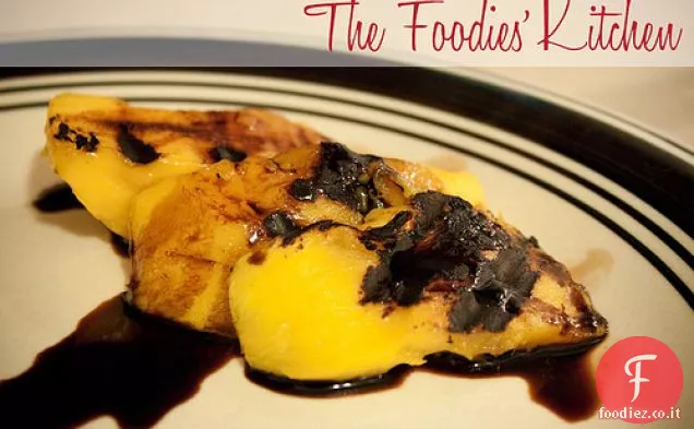 Mango alla griglia con riduzione di Aceto Balsamico