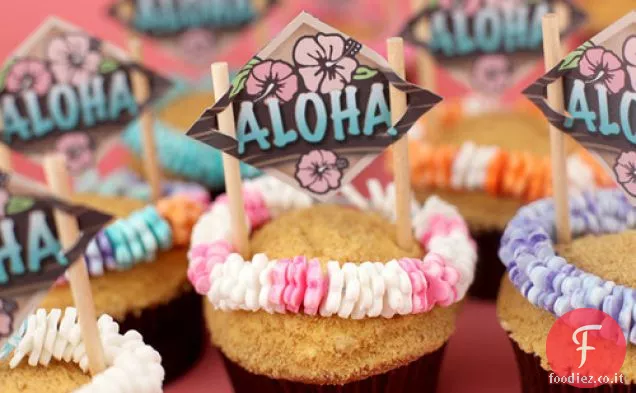 Cupcakes di mango all'ananas