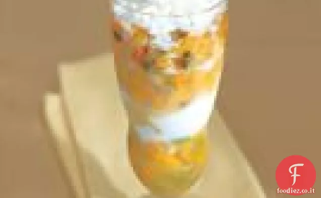 Parfait di frutta tropicale