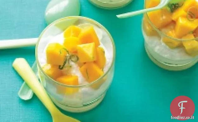 Semifreddi di ricotta al mango e lime