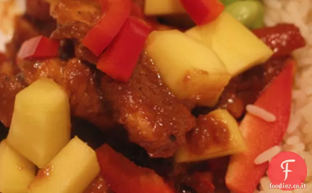 Pollo al mango tailandese veloce