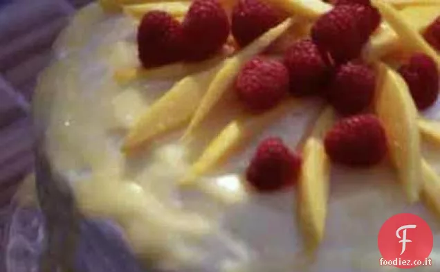 Torta a strati di Arancia-Mango-Triple Sec