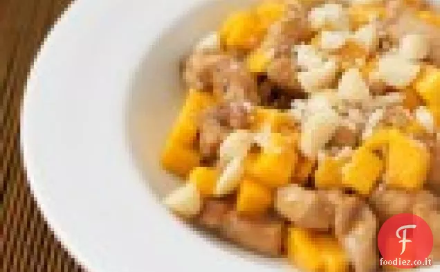 Pollo di mango e Macadamia