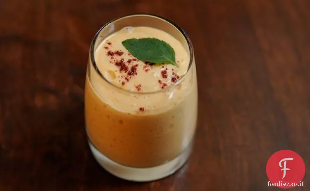 Cimelio di Pomodoro e Mango Lassi con Sommacco macinato