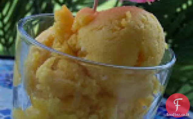Sorbetto di Mango fresco con Ananas