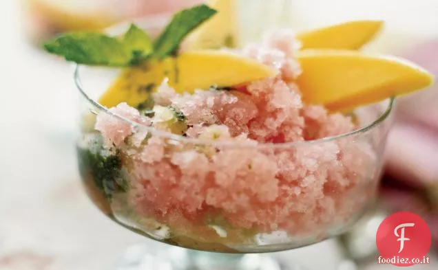 Granité al Pompelmo con Mango e Mojito al Rum Bianco