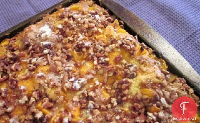 Torta fresca di mango e noci pecan