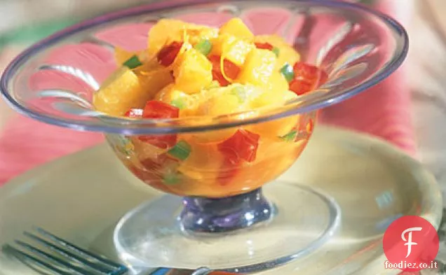 Insalata di ananas e mango