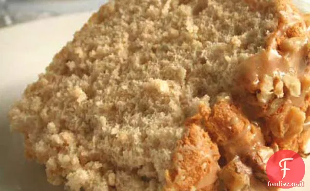 Acero-Zucchero di canna Torta angelo con noci