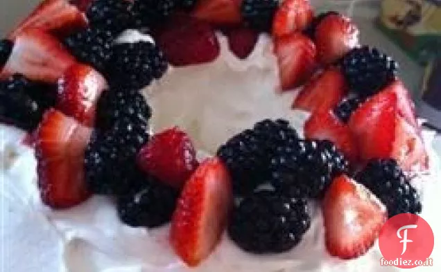 Torta degli Angeli alla fragola