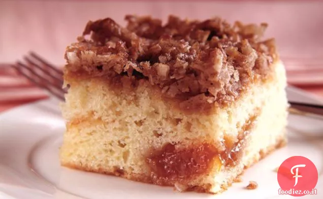 Torta di Crumble di albicocche